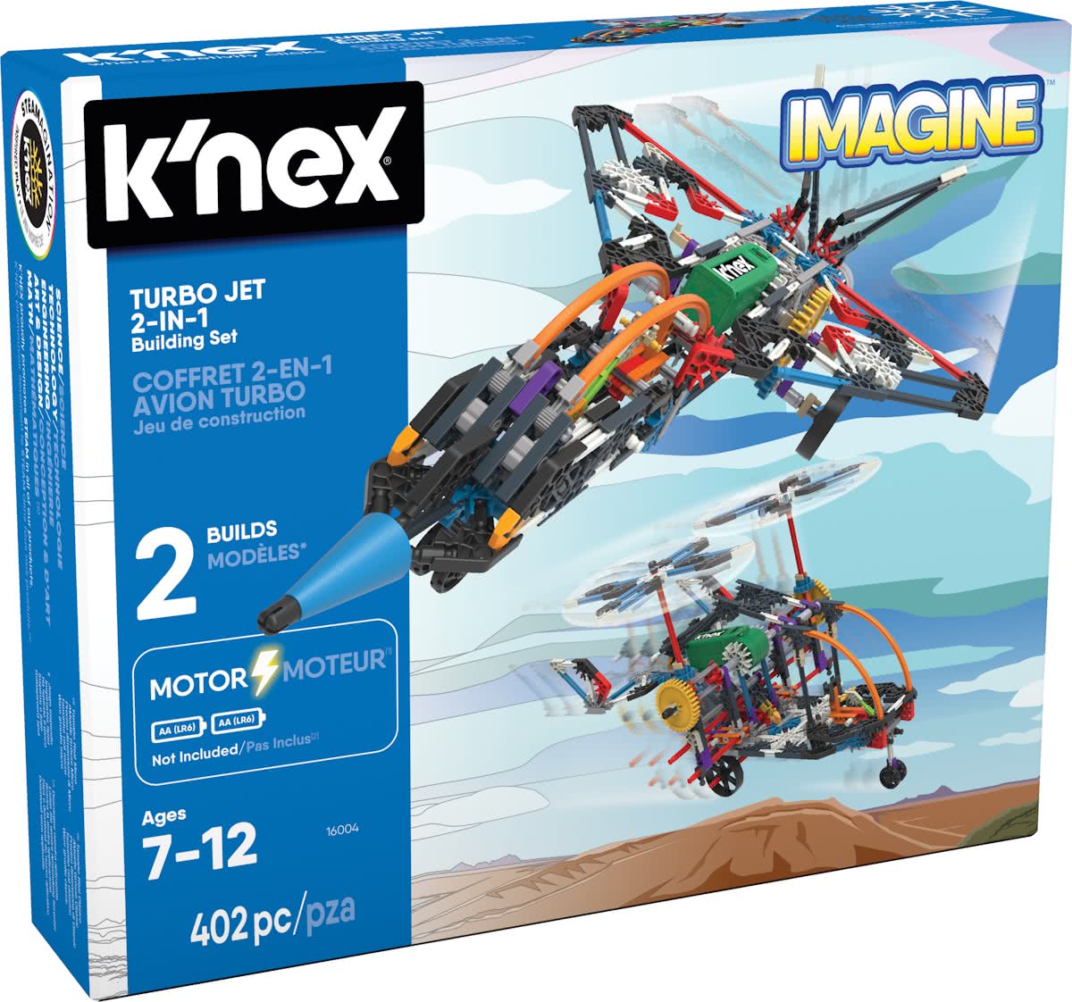 KNEX Turbo Jet 2-in-1 - Bouwset